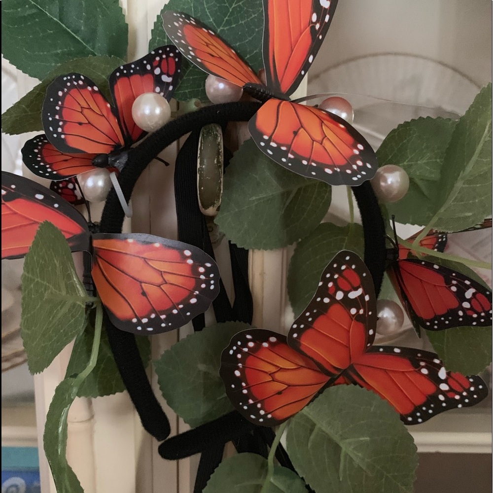 Adult butterfly wings and headband